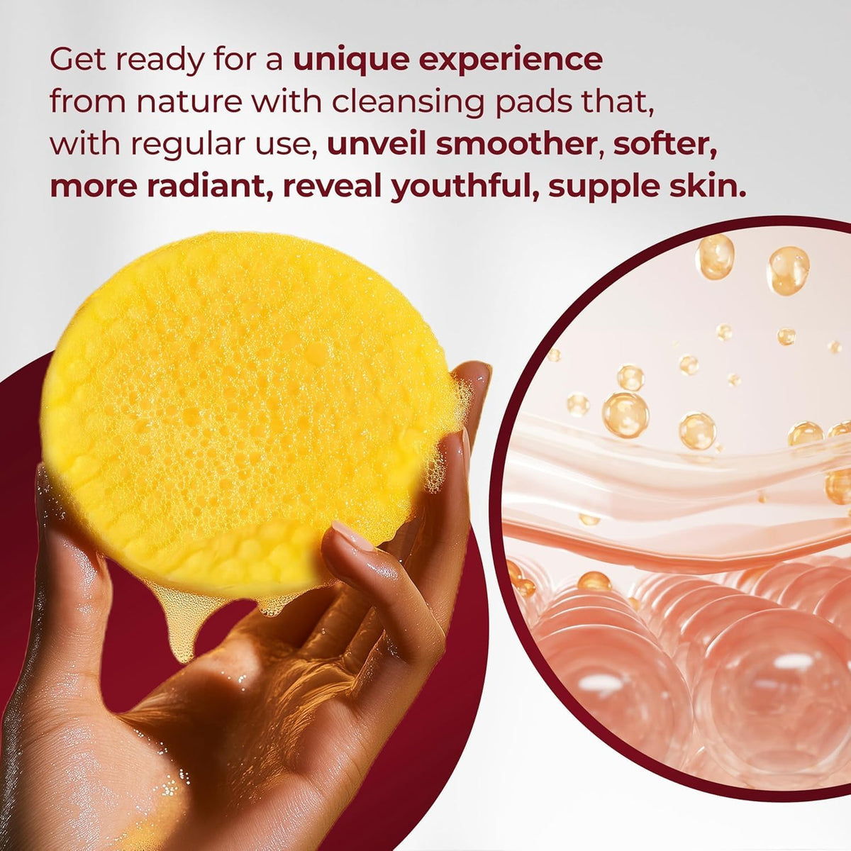 Turmeric & Kojic Acid Cleaning Pads Pack Of 2 (50 pads easch)