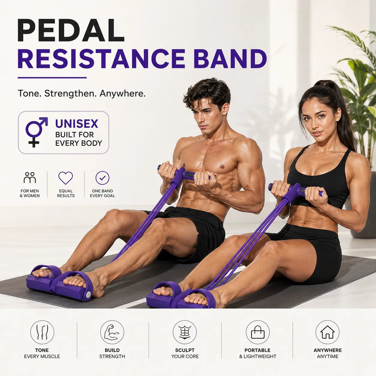 Yoga Pedal Puller Resistance Band