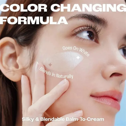 Color-Changing Foundation With Brush