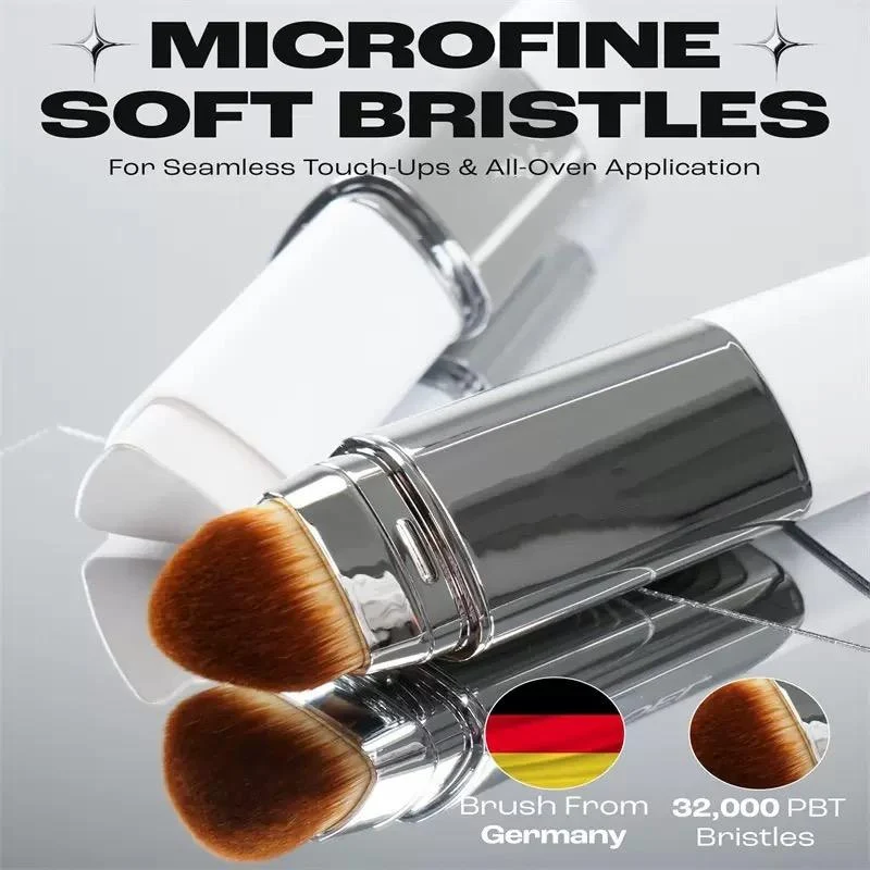 Color-Changing Foundation With Brush