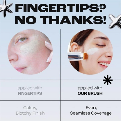 Color-Changing Foundation With Brush