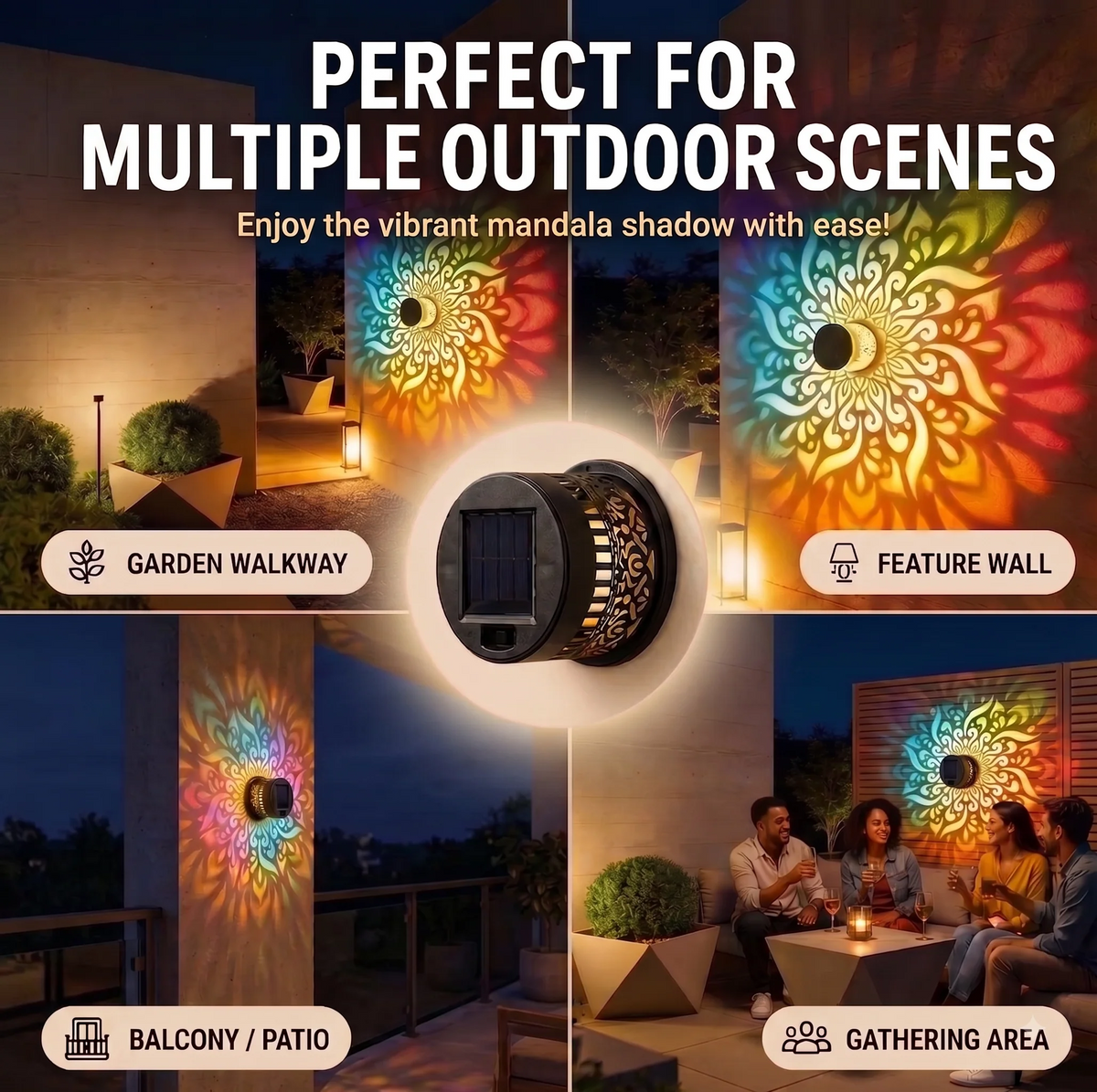 Solar Mandala Light