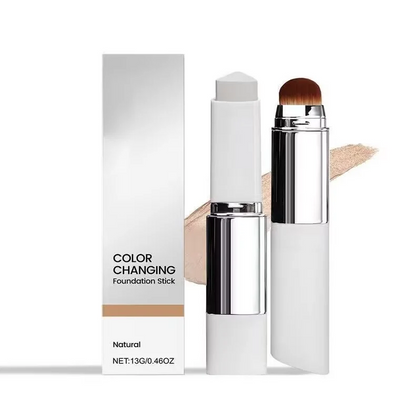 Color-Changing Foundation With Brush