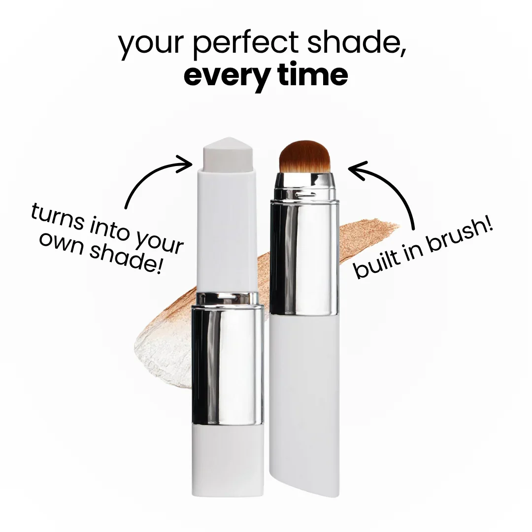 Color-Changing Foundation With Brush